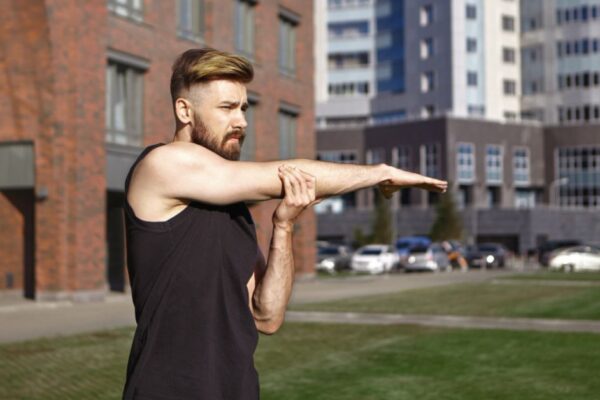 forward flexion of shoulder