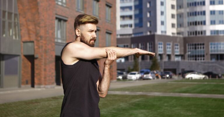 forward flexion of shoulder